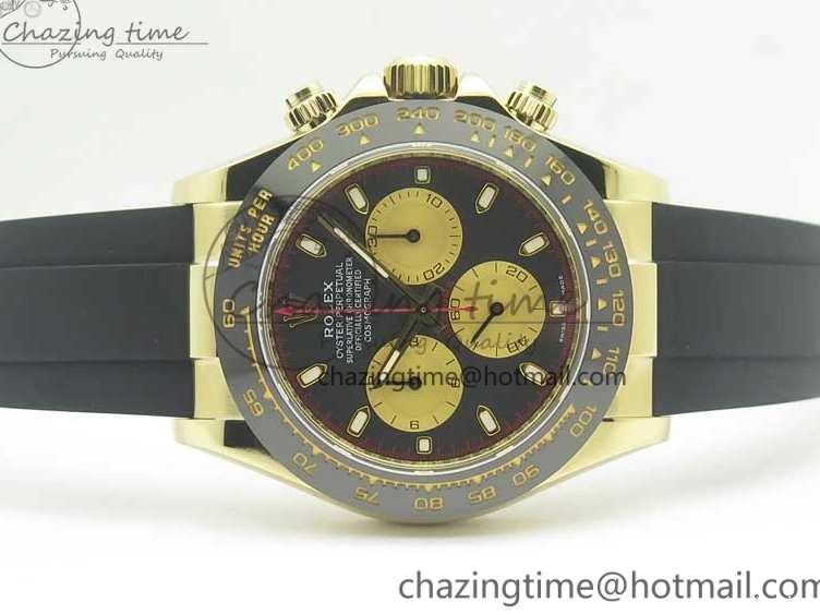 0407 Daytona 116518 LN Paul Newman ARF 1:1 Best Edition Black Dial on Oysterflex Strap A4130 Super Clone Chic 3356